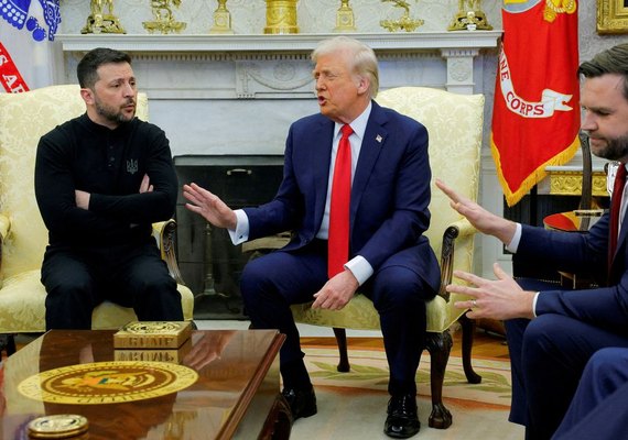 Tensão e bate-boca marcam encontro entre Trump e Zelensky