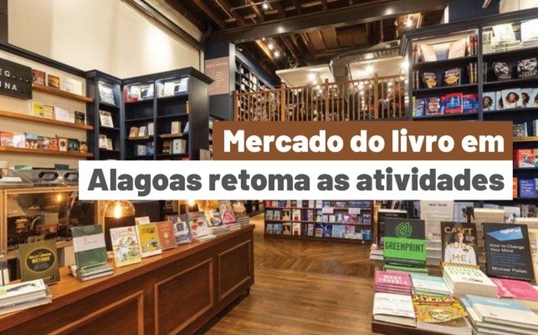 Mercado do livro em alagoas retoma as atividades