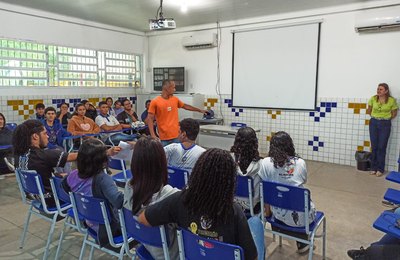 JA Alagoas promove semana de orientação com alunos de colégio no CEPA