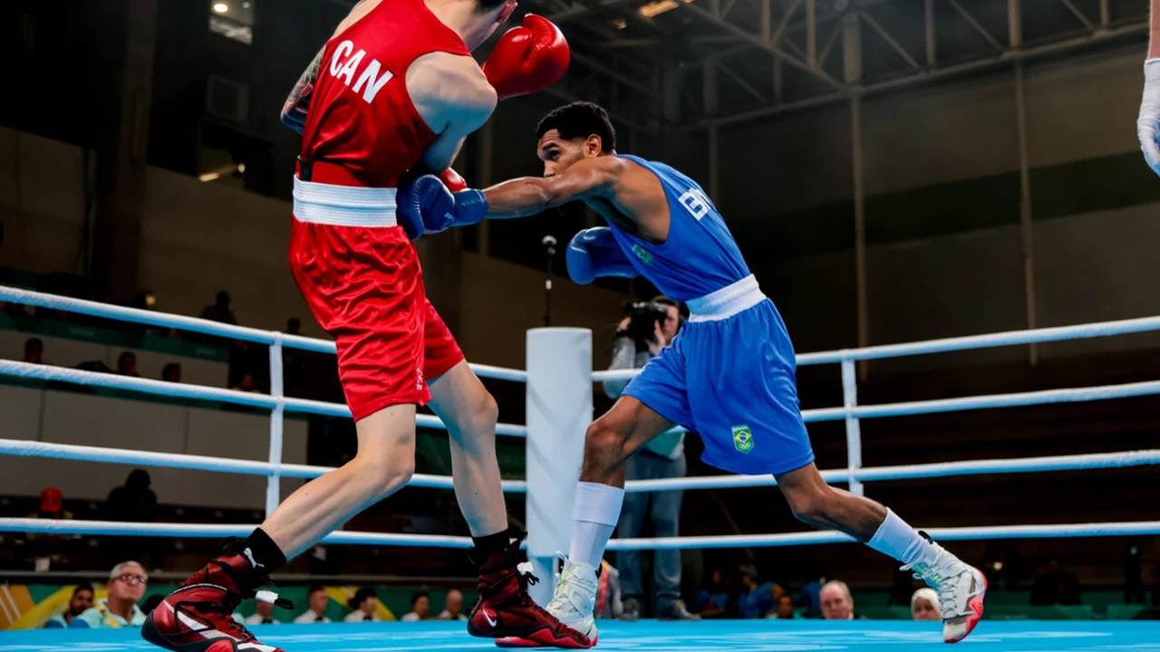 Boxeador Luiz Oliveira 'Bolinha' vence na estreia no Pan de Santiago