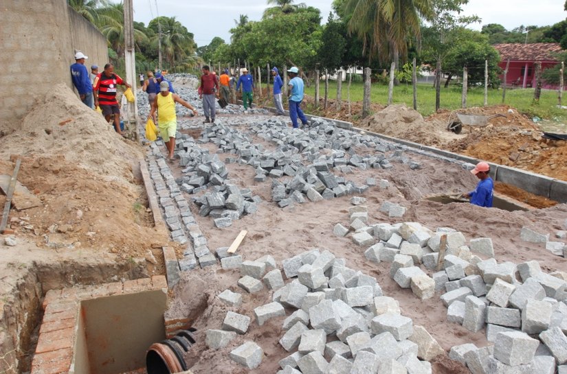 Marechal: obras no acesso à comunidade Cajazeiras estão avançadas
