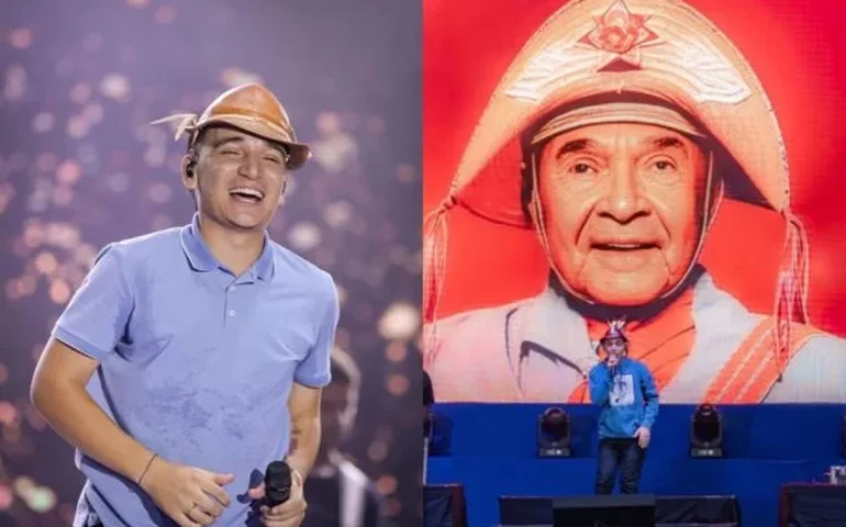 João Gomes faz dueto com Luiz Gonzaga em show com inteligência artificial