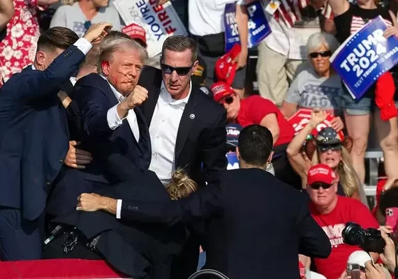 Trump culpa Biden e Kamala por atentado: “Não me protegeram adequadamente”