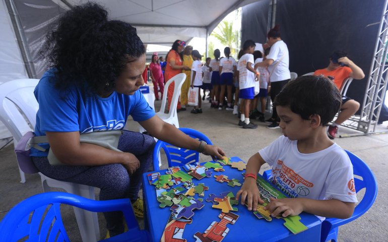 No Jaraguá, Cria leva atividades lúdicas para 5ª edição da Corridinha do TRT