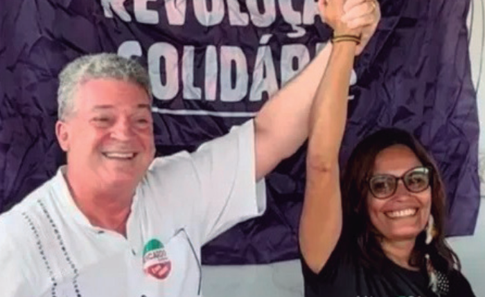 Ricardo Barbosa se anunciou candidato a prefeito tendo Eliane Silva como vice