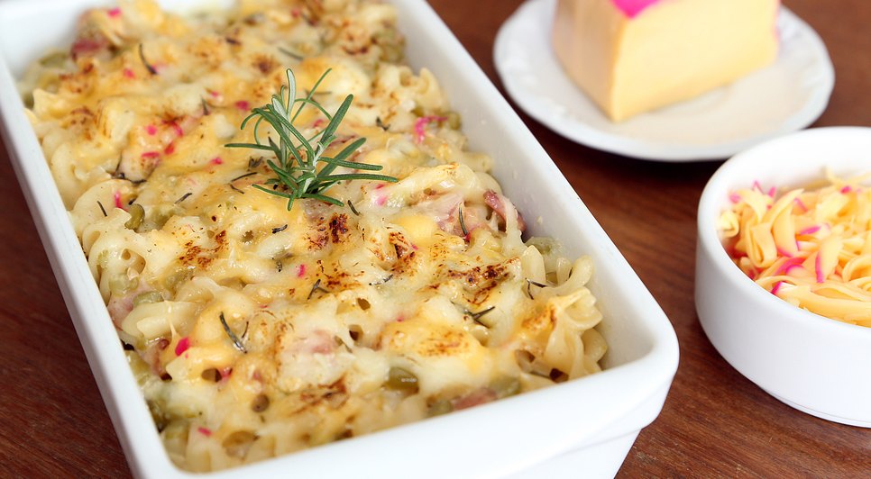 Macarrão gratinado  / Foto: Fortaleza 