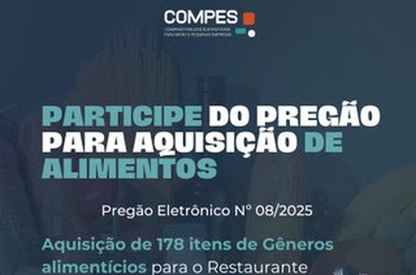 Ufal abre pregão eletrônico para compra de alimentos dos Restaurante Universitários