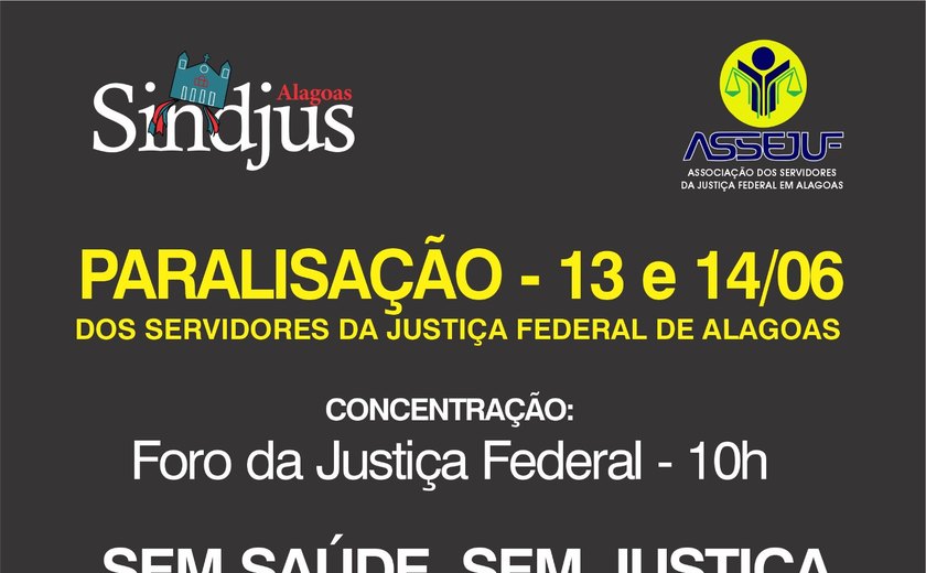 Servidores da Justiça Federal fazem paralisação de dois dias