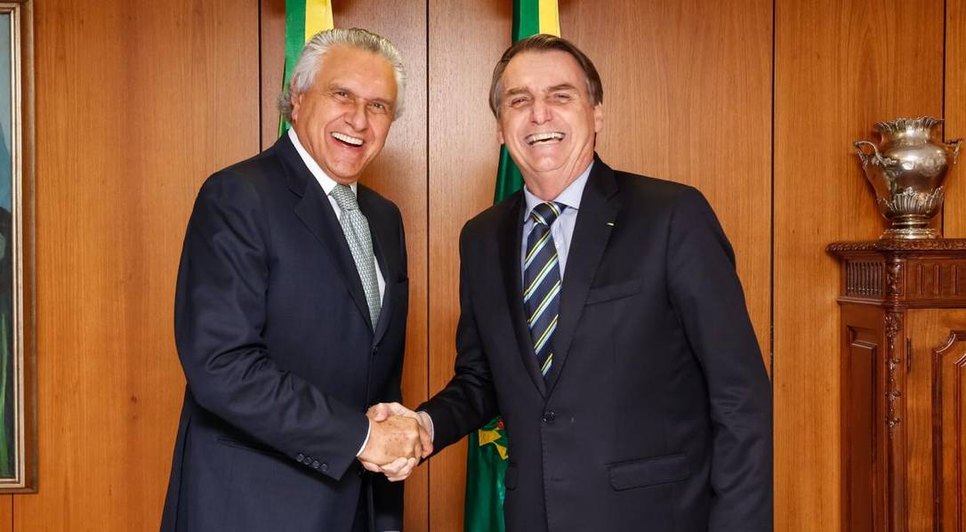 Ronaldo Caiado e Jair Bolsonaro. / Foto: Divulgação / Redes Sociais