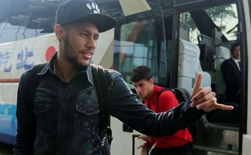 Neymar chega à China e inicia a pré-temporada com o Paris Saint-Germain