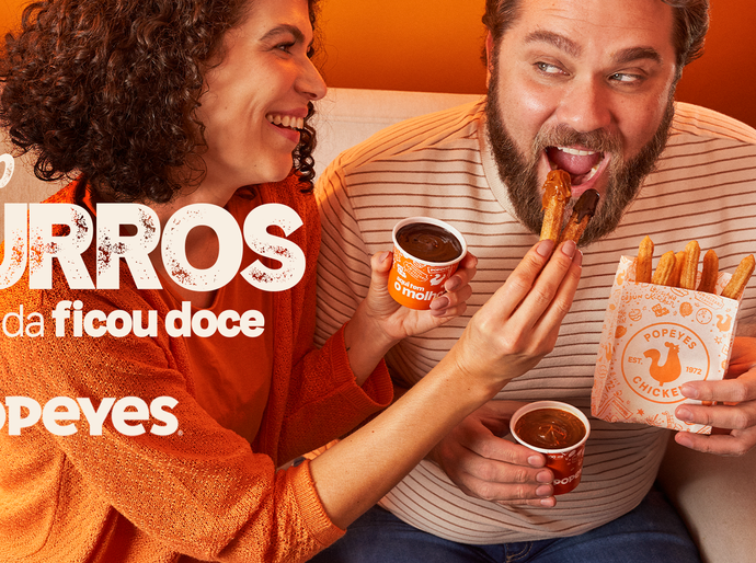 A chuchada agora é doce: Popeyes® expande território de molhos com o lançamento de Pop Churros