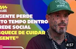 O cantor Tico Santta Cruz fala sobre decisão de se afastar de algumas redes sociais