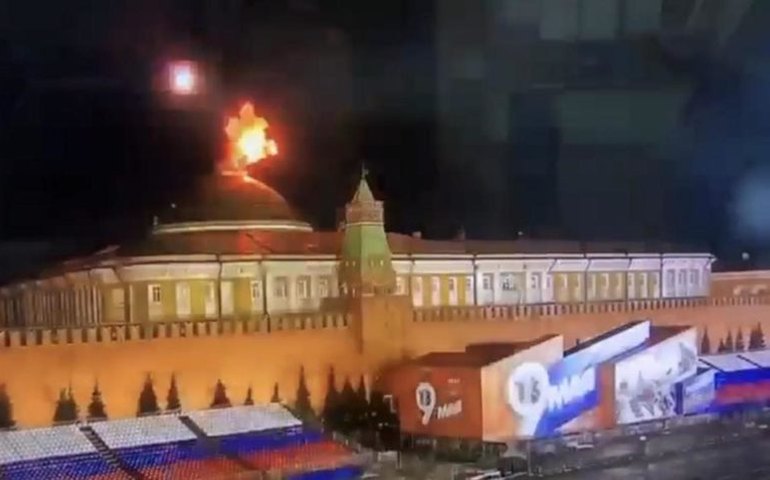 Ataques com drones ucranianos provocam incêndio em refinaria na Rússia