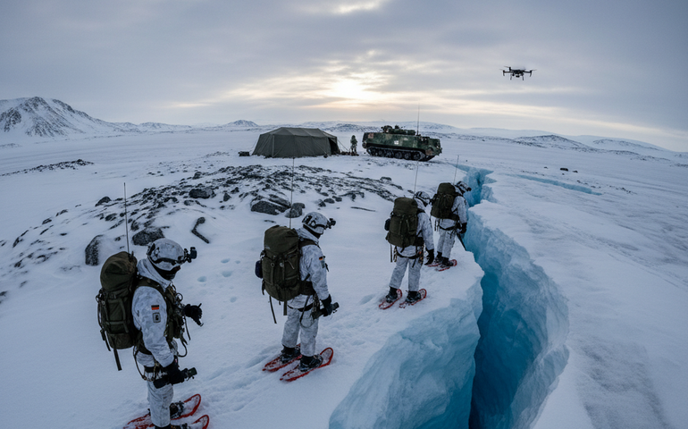 Alemanha envia equipe de reconhecimento à Groenlândia sob liderança dinamarquesa