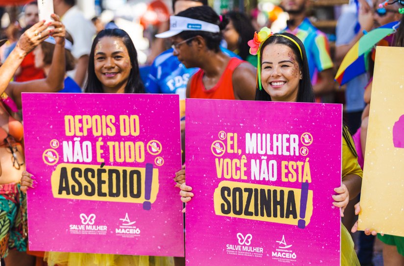 Secretaria da Mulher leva ações educativas para as prévias de carnaval neste sábado (22)