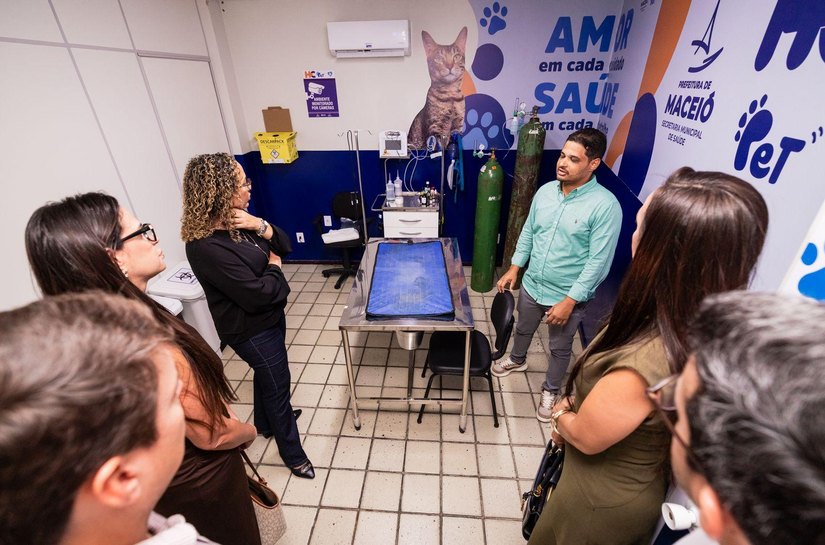 Controladoria de Maceió realiza visita técnica ao HC Pet para acompanhar execução dos serviços
