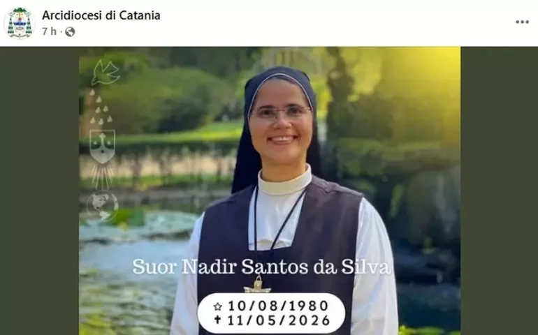 Freira brasileira morre afogada na Itália após tentar salvar companheiras no mar
