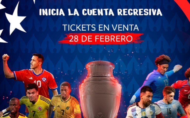 Ingressos para Copa América dos Estados Unidos começam a ser vendidos no dia 28 de fevereiro