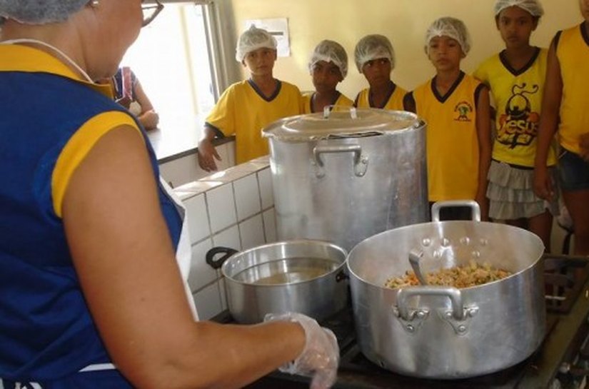 Receita de Risoto está entre as 10 melhores do estado no que diz respeito a alimentação escolar em Capela