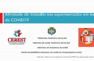 Covid-19: Cerest cria manual para trabalhadores de supermercados na capital