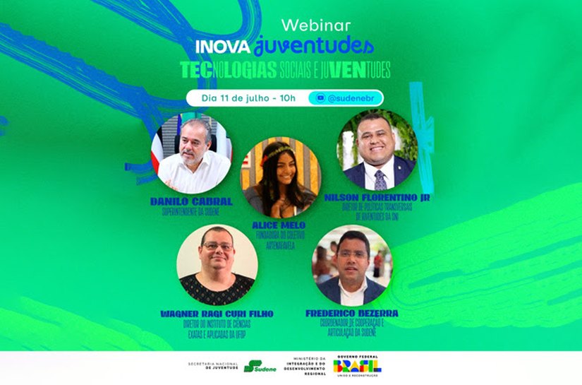 Sudene promove webinar para definir estratégias de divulgação do edital Inova Juventudes