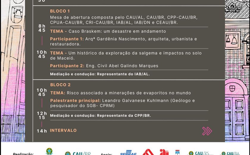 Seminário debate sobre o papel do arquiteto no planejamento urbano em situações de catástrofes