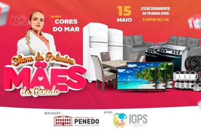 Prefeitura realizará “Show de Prêmios Mães de Penedo”