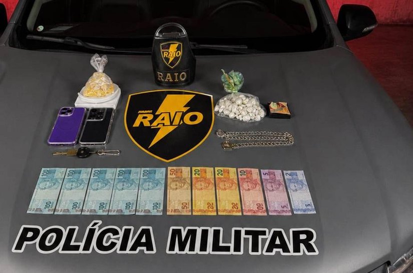 Casal é preso com drogas após tentativa de roubo na Pajuçara