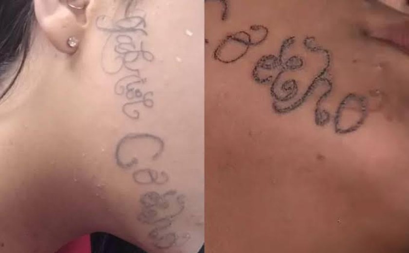 Rapaz tatua seu próprio nome no rosto da ex-namorada