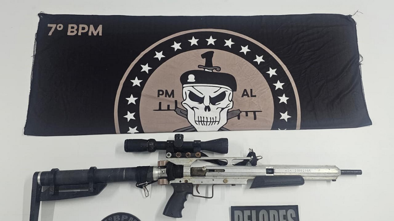 Operação Protetor Divisas prende foragido da Justiça e apreende fuzil no interior de Alagoas