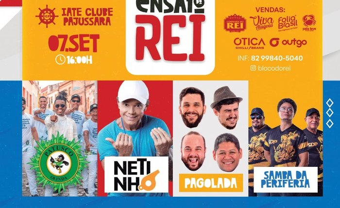 Festa acontece dia 07 de setembro e recebe o cantor e compositor baiano Netinho