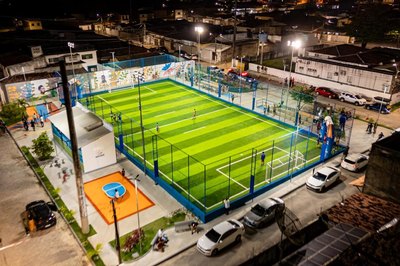 Nova Areninha da parte alta de Maceió amplia oportunidades de esporte e lazer no Antares