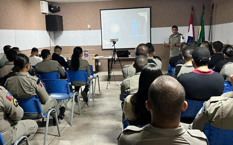 Tropa do 9º Batalhão da PM recebe capacitação em procedimentos de Trânsito