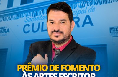 Prefeitura de Palmeira lança Prêmio de Fomento às Artes Escritor Sandro Melros
