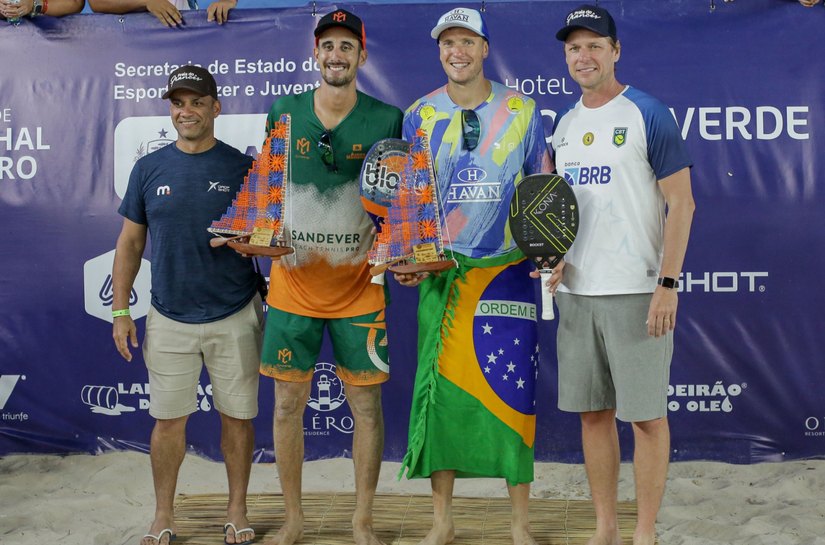 André Baran é campeão do Macena Open de Beach Tennis, 26º título da carreira