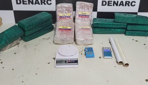 Cerca de 15 kg de maconha são apreendidos na Zona Norte de Aracaju