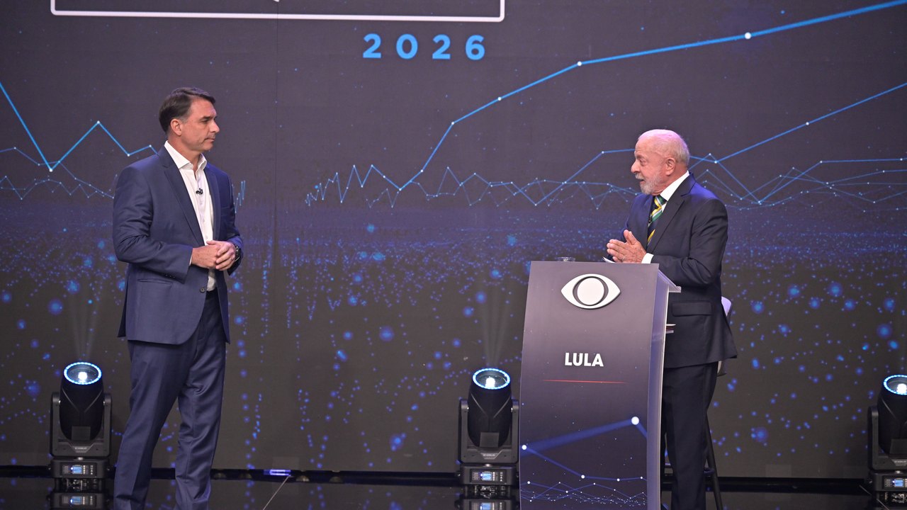 Lula e Flávio fazem primeiro debate das eleições na TV Band