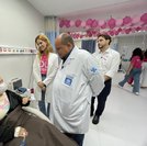 Secretário de Estado da Saúde participa de acolhimento a mulheres que tratam o câncer de mama