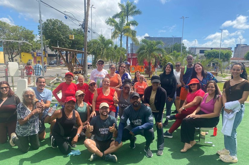 Equipes eMulti promovem atividades de lazer e bem-estar para usuários de unidades de saúde