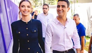 Prefeito de Maceió, JHC, e a primeira-dama, Marina Candia - Foto: Jonathan Lins/Secom Maceió