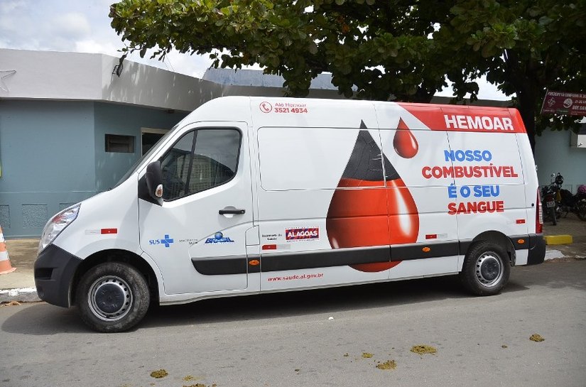 Saúde e Hemoar realizam campanha de doação de sangue, em Palmeira