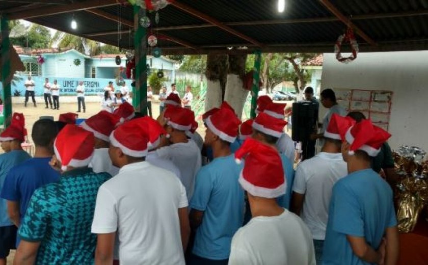 Secult promove confraternização em Unidade de Internação Masculina