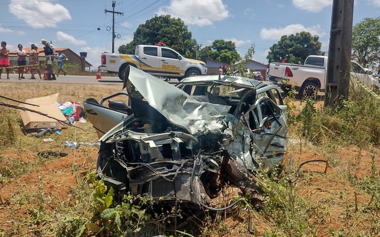 Casal e criança morrem em grave acidente na AL 220 em Arapiraca