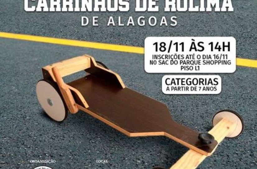 Alagoas terá  primeiro campeonato de carrinho de rolimã neste domingo (18)