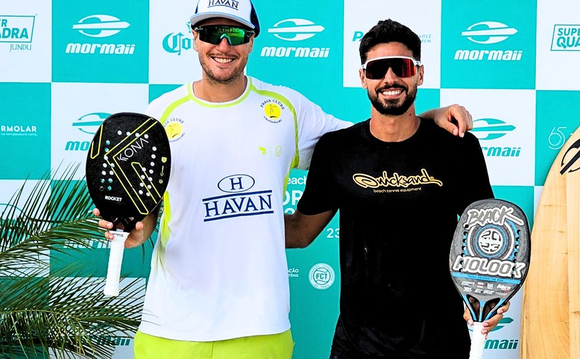 Campeões invictos: André Baran e Hugo Russo triunfam em Garopaba com estilo