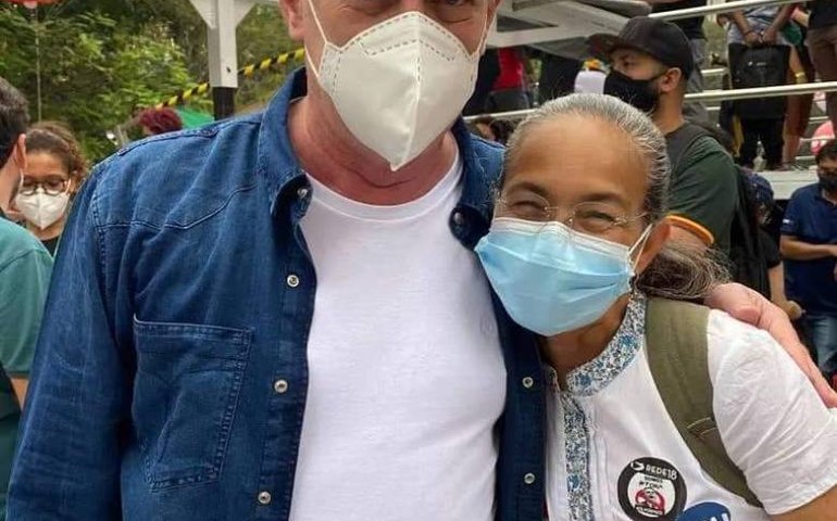 [VÍDEO] Heloísa Helena reaparece e foi um dos destaques na manifestação na Avenida Paulista