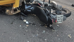 Motociclista morre após colidir com ônibus coletivo na Grande Aracaju