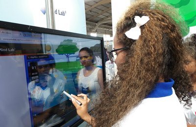 Jogos de raciocínio são atrações na Praça do Conhecimento