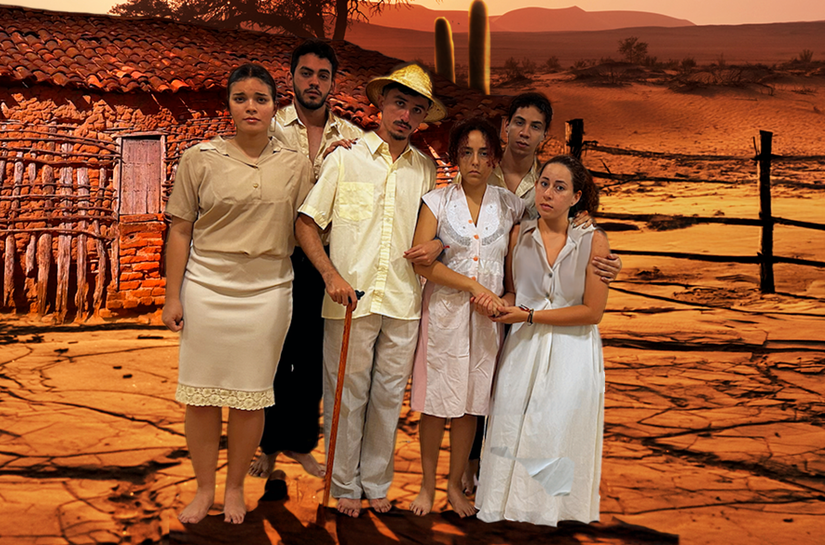 Espetáculo “Chão Vermelho” leva ao palco a força da cultura sertaneja em Arapiraca