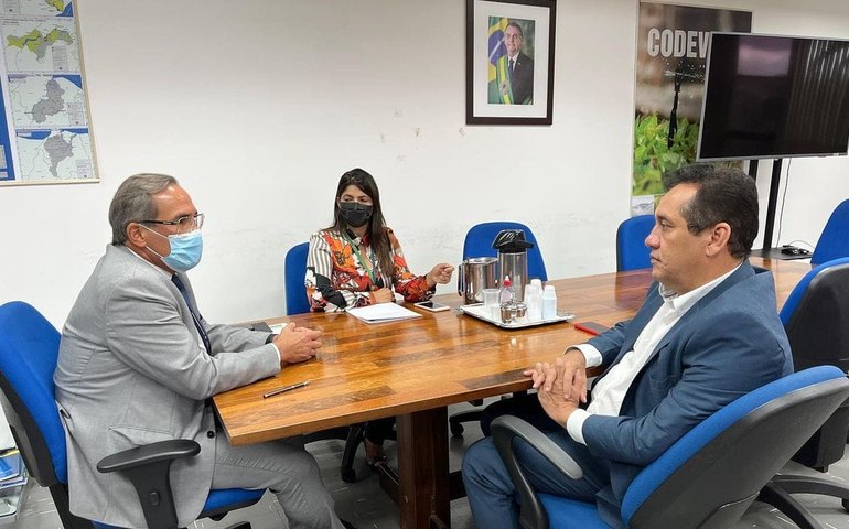 Severino Pessoa se reúne com direção da Codevasf para discutir viabilização de projetos e recursos para AL